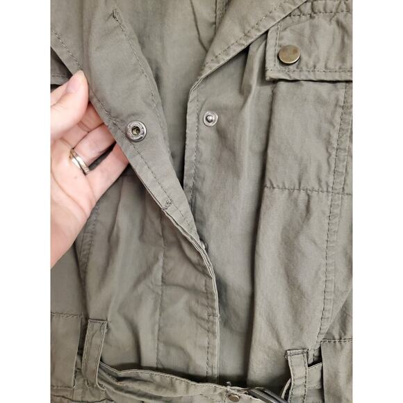 Women's Willi Smith Lightweight Gray Jacket with 3/4 Sleeves | Size 4 - Picture 5 of 7